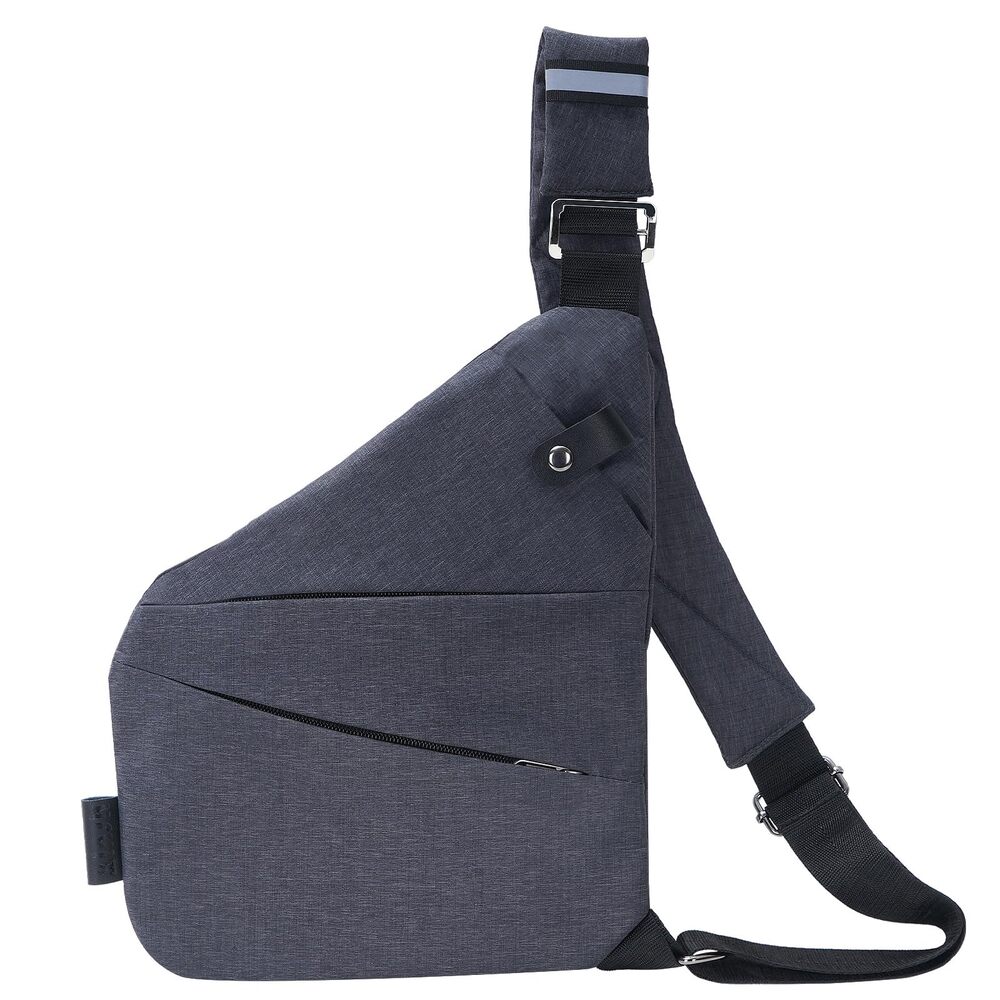 Unisex anti theft crossbody bag